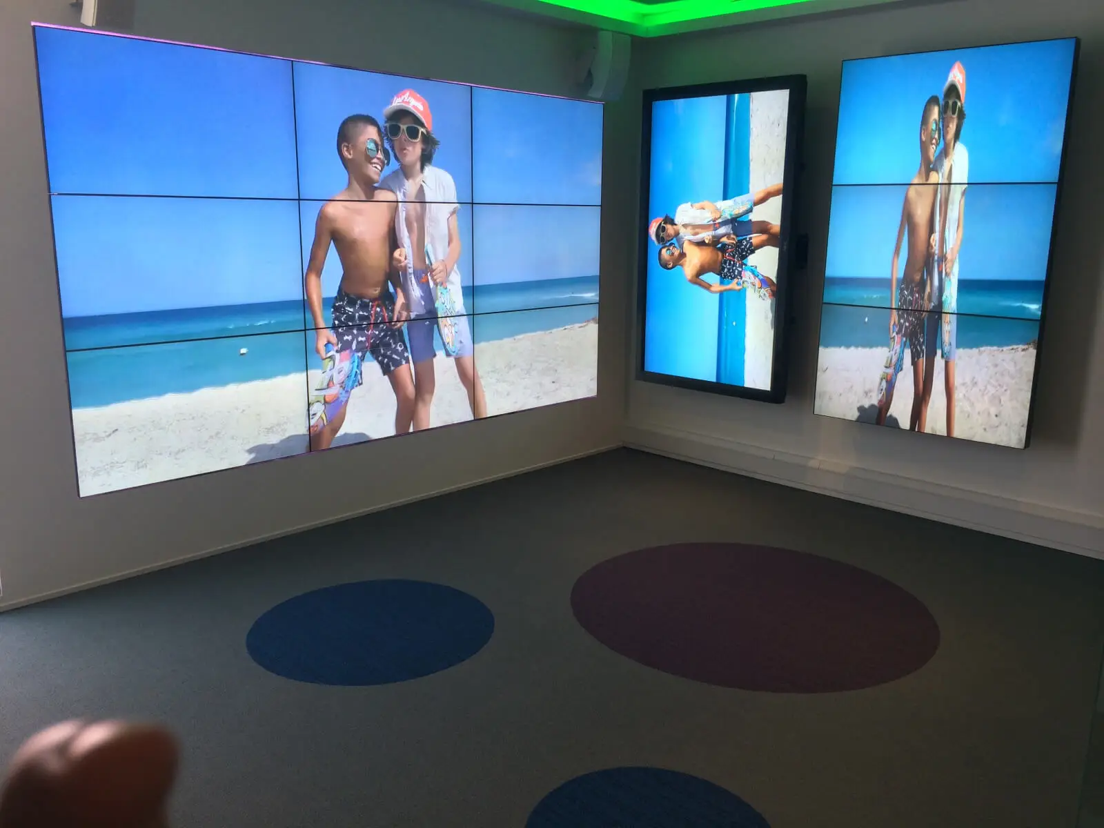 PEL UK Offices space with designer furniture and wall mounted digital screens 21